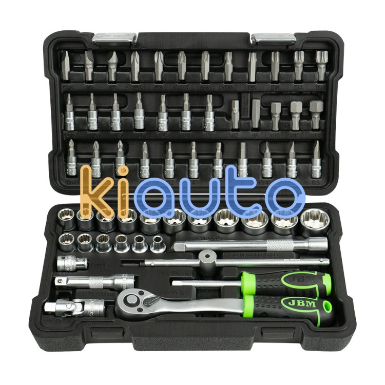 Estuche de herramientas 3/8" 12 cantos 59 piezas