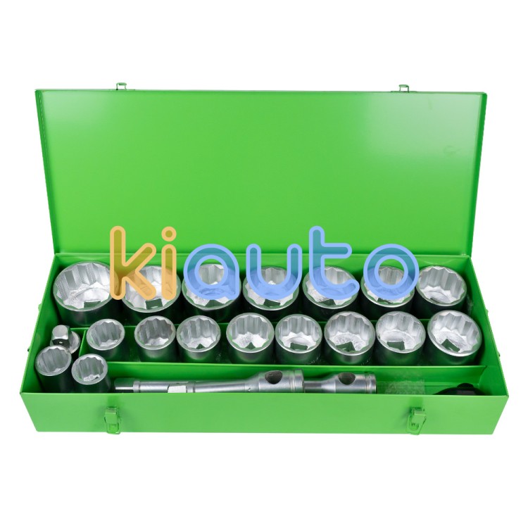 Estuche de herramientas autocle 1" 12 cantos 22 piezas