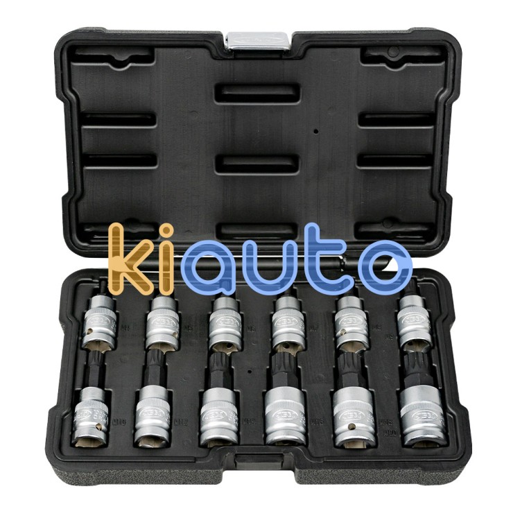 Estuche de punta 1/2" 12 cantos 12 piezas