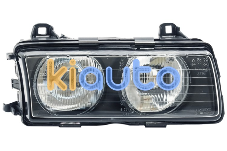 Faro delantero bmw serie 3 (e36) 1992-1995 coupe / lamparas h1+h1 / tipo hella / derecho OE 1387042 / 1393272 / 63121387042