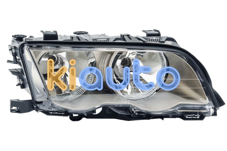 Faro delantero bmw serie 3 (e46) 1998-2001 base cromada / derecho OE 63126908216 / 6908216