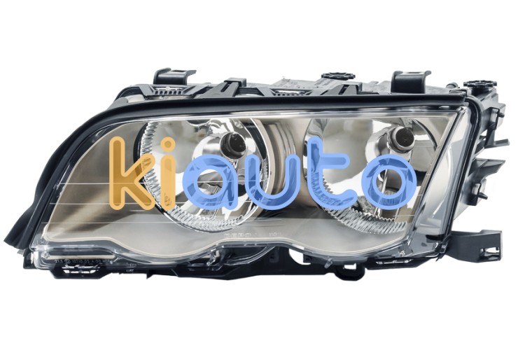 Faro delantero bmw serie 3 (e46) 1998-2001 base cromada / izquierdo OE 63126908215 / 6908215