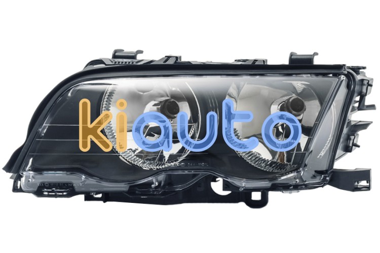 Faro delantero bmw serie 3 (e46) 1998-2001 base negra / izquierdo OE 63126902745 / 63126906493 / 6902745