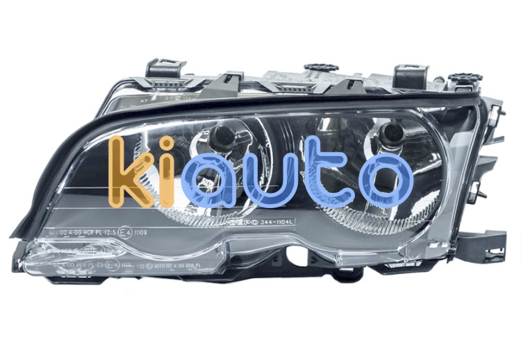 Faro delantero bmw serie 3 (e46) 1999-2001 coupe / base negra / izquierdo OE 63126904275 / 6904275