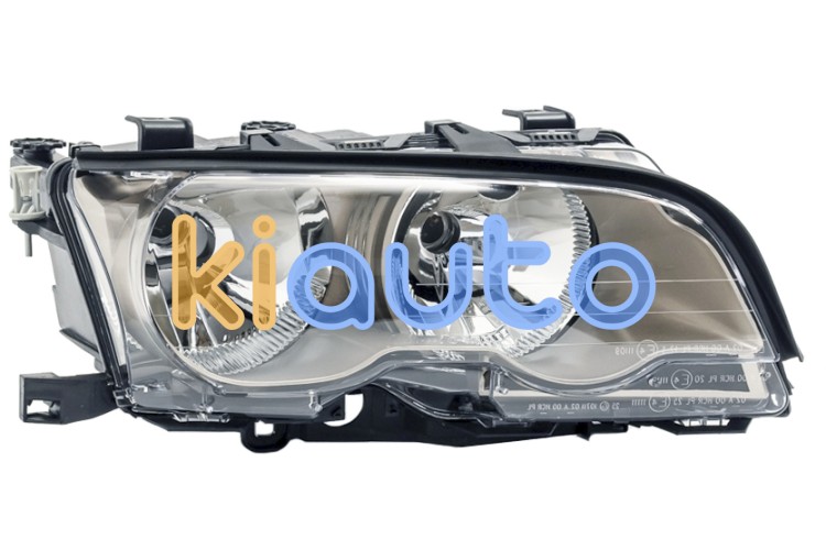 Faro delantero bmw serie 3 (e46) 2001-2003 coupe / base cromada / derecho OE 63126919628 / 6919628