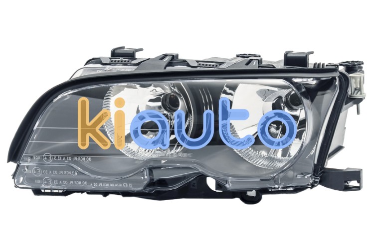 Faro delantero bmw serie 3 (e46) 2001-2003 coupe / base negra / izquierdo OE 63126919625 / 63127165901 / 6919625