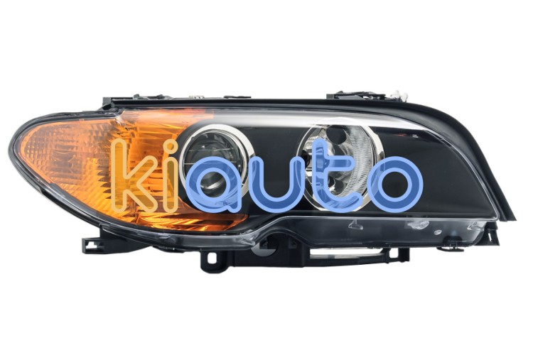 Faro delantero bmw serie 3 (e46) 2003-2005 coupe / piloto ambar / base negra / derecho OE 63126920576 / 6920576