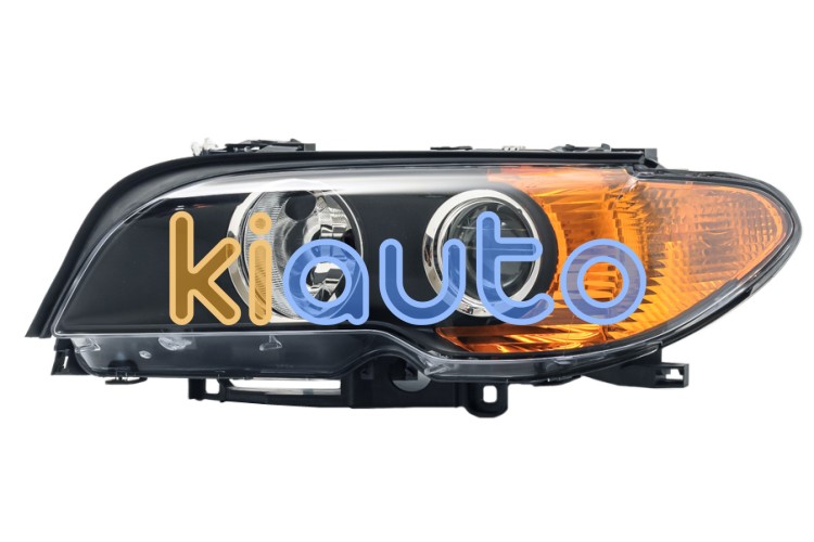Faro delantero bmw serie 3 (e46) 2003-2005 coupe / piloto ambar / base negra / izquierdo OE 63126920575 / 6920575