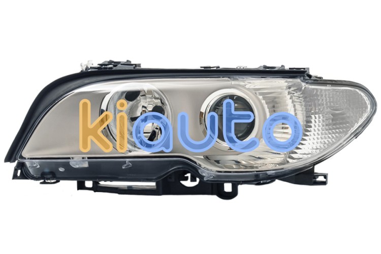 Faro delantero bmw serie 3 (e46) 2003-2005 coupe / piloto blanco / base cromada / izquierdo OE 63127165919 / 7165919