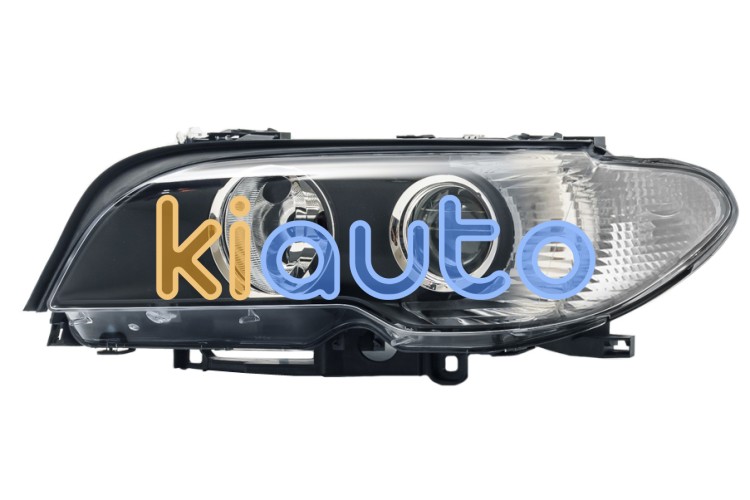 Faro delantero bmw serie 3 (e46) 2003-2005 coupe / piloto blanco / base negra / izquierdo OE 63127165890 / 7165890