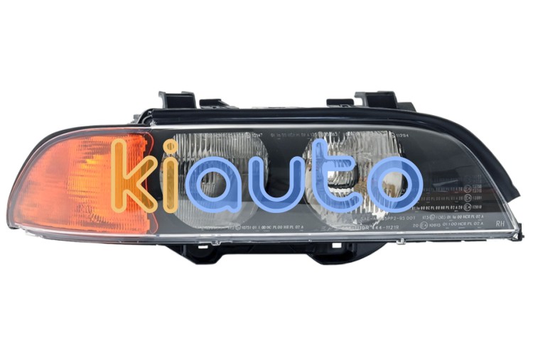 Faro delantero bmw serie 5 (e39) 1994-2001 lampara h7+hb3 / piloto ambar / derecho OE 63128362464 / 8362464