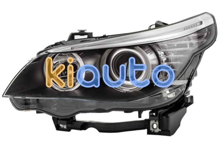 Faro delantero bmw serie 5 (e60-e61) 2007-2011 base negra / izquierdo OE 63127177727 / 7177 727-10 / 7177727