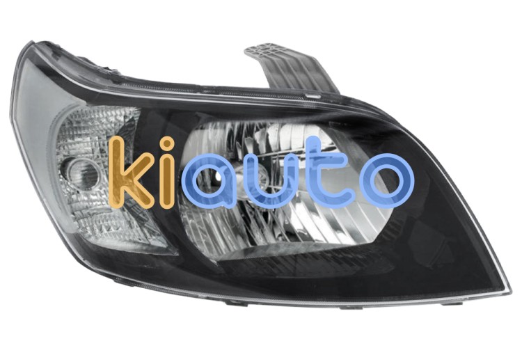 Faro delantero chevrolet aveo 2009-2011 base negra / derecho OE 95016741