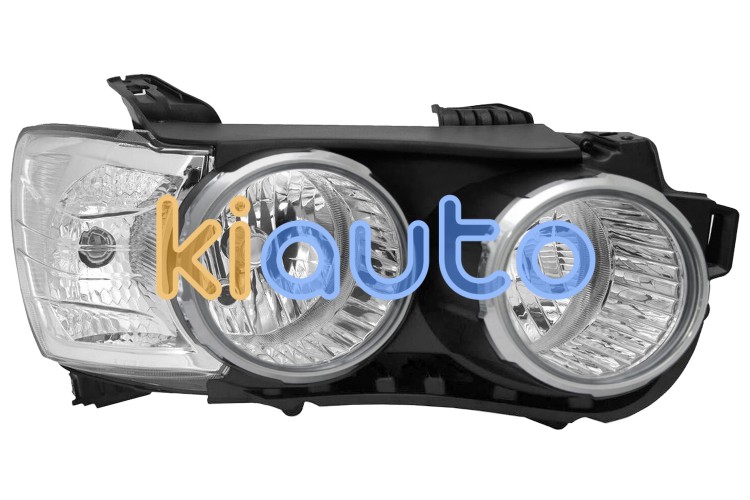 Faro delantero chevrolet aveo 2011-2016 con cerco cromado / derecho OE 96831092