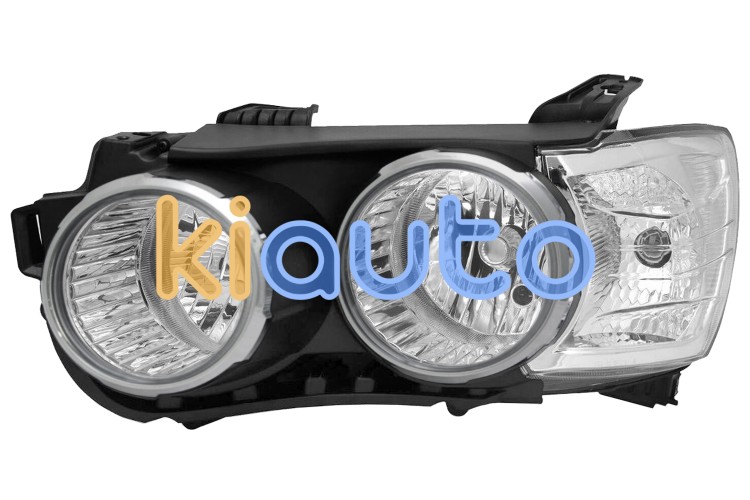Faro delantero chevrolet aveo 2011-2016 con cerco cromado / izquierdo OE 96831091