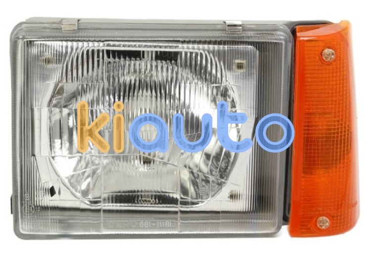 Faro delantero fiat panda 1980-2003 piloto ambar / manual / izquierdo OE 46421729 / 7550641 / 7567164