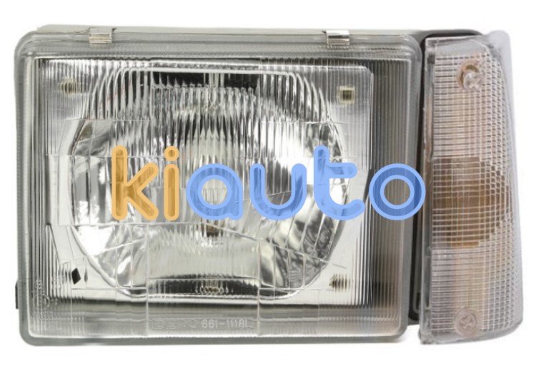 Faro delantero fiat panda 1980-2003 piloto blanco / manual / izquierdo OE 46421733 / 7570891 / 7705524