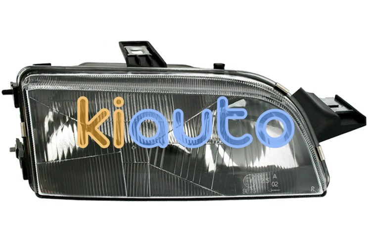 Faro delantero fiat punto 1993-1999 optica doble / gti / base oscura derecho OE 46481422 / 46429199 / 46481413