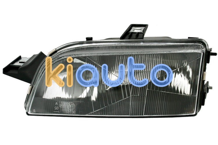 Faro delantero fiat punto 1993-1999 optica doble / gti / base oscura izquierdo OE 46481423 / 46429200 / 46481414