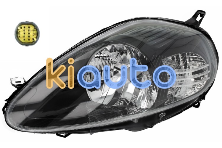 Faro delantero fiat punto 2005-2008 14 pins / base negra / izquierdo OE 51833191