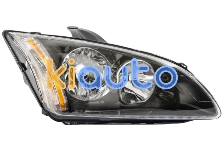 Faro delantero ford focus 2005-2008 base negra / derecho OE 1329407 / 1384556 / 1456965