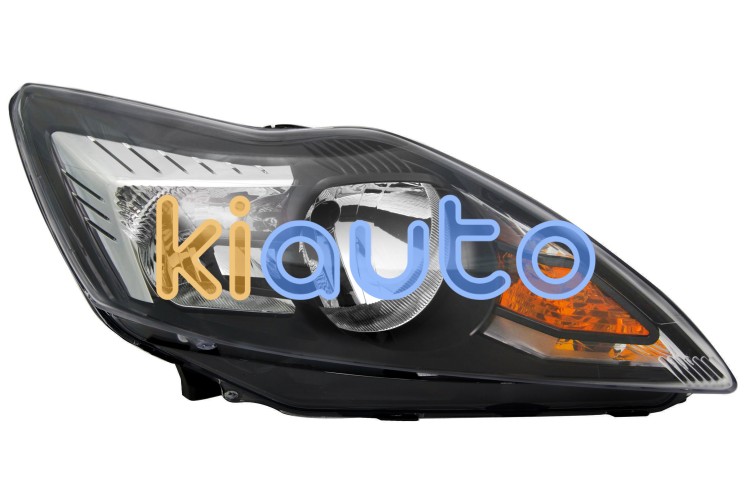 Faro delantero ford focus 2008-2011 base negra / cromada / derecho OE 1521196 / 1744974 / 1754444