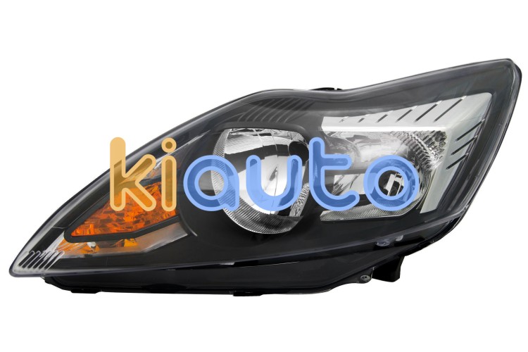 Faro delantero ford focus 2008-2011 base negra / cromada / izquierdo OE 1521197 / 1754446 / 1744979