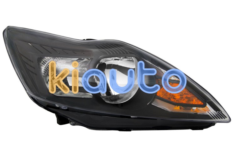 Faro delantero ford focus 2008-2011 base negra / derecho OE 1568267 / 1679651 / 1734676