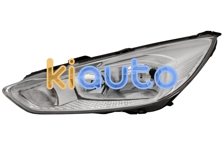 Faro delantero ford focus 2015-2018 base cromada / lampara h7+h1+led / izquierdo OE 1939293 / 1866241 / 2060614