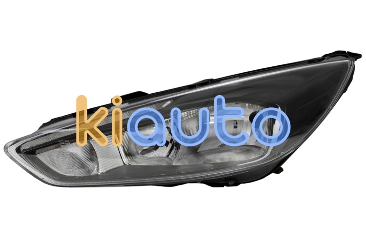 Faro delantero ford focus 2015-2018 base negra / lampara h7+h1+led / izquierdo OE 1939292 / 1866245 / 2063541