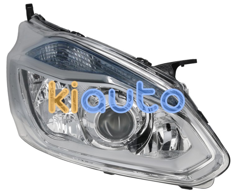Faro delantero ford tourneo custom 2013-2018 base cromada / derecho OE 1866441 / 1811478 / 1801816