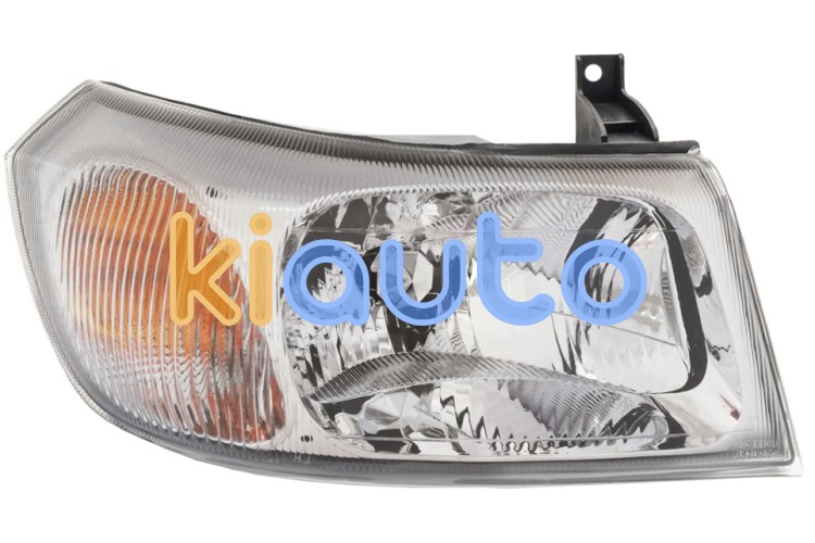Faro delantero ford transit 2000-2006 base cromada / con reflector / derecho OE 1118817 / 1140062 / 4696767
