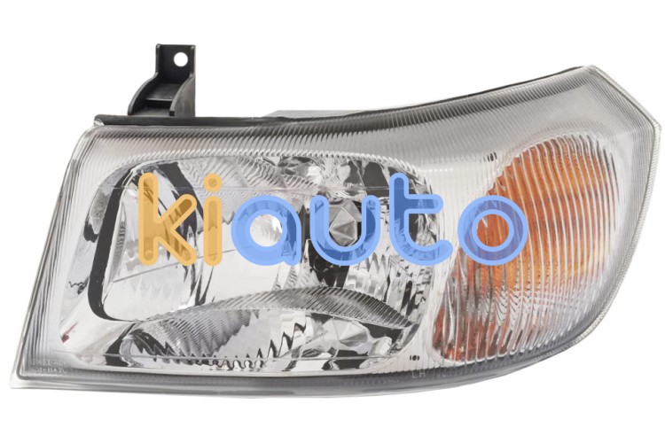 Faro delantero ford transit 2000-2006 base cromada / con reflector / izquierdo OE 1118827 / 1140072 / 4696792