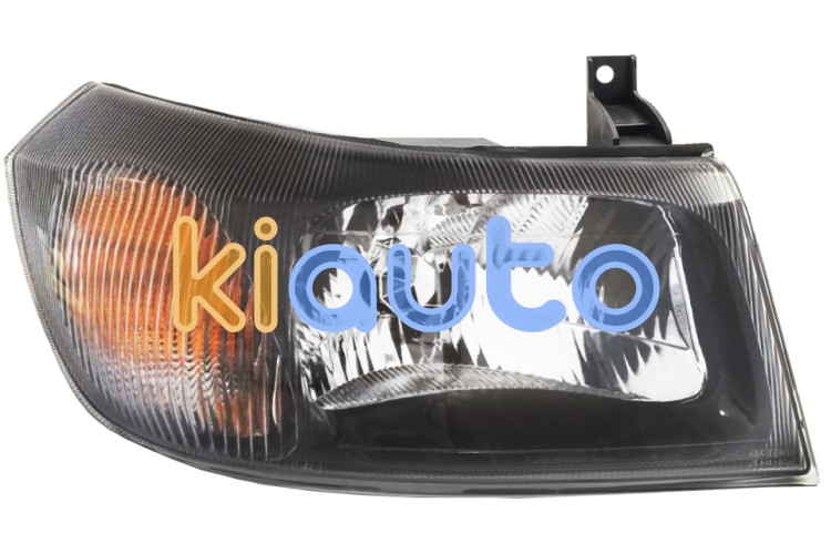 Faro delantero ford transit 2000-2006 base negra / con reflector / derecho OE 1140056 / 4696760 / 1205194