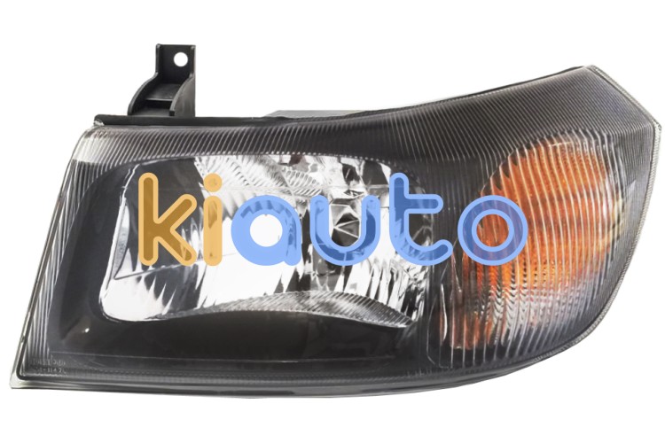 Faro delantero ford transit 2000-2006 base negra / con reflector / izquierdo OE 1140066 / 4696783 / 1205198