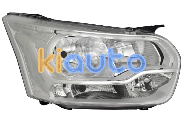 Faro delantero ford transit 2014-2019 base cromada / led / derecho OE 1877021 / 1815688 / 1817483