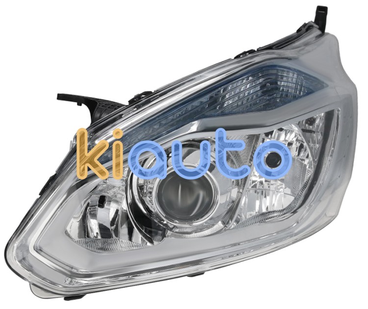 Faro delantero ford transit custom 2013-2018 base cromada / izquierdo OE 1866470 / 1811479 / 1801818