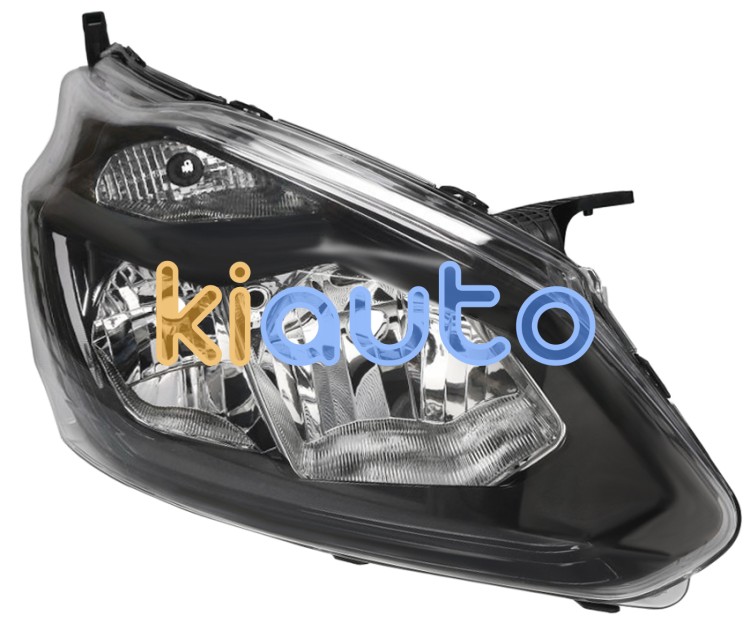 Faro delantero ford transit custom 2013-2018 base negra / derecho OE 1778044 / 1779194 / 1783378