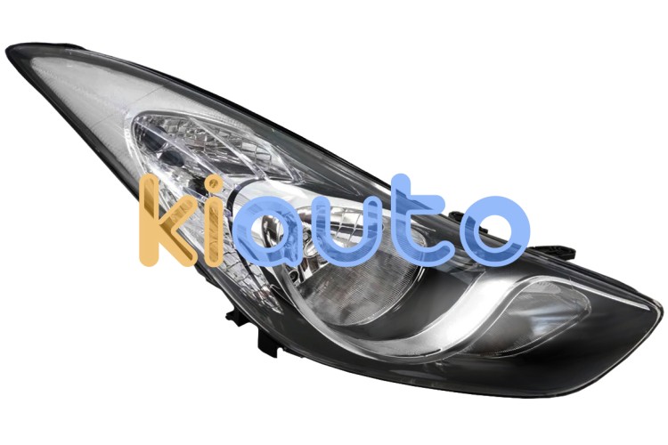 Faro delantero hyundai elantra 2011-2013 base negra / derecho OE 921023X020 / 92102-3X020