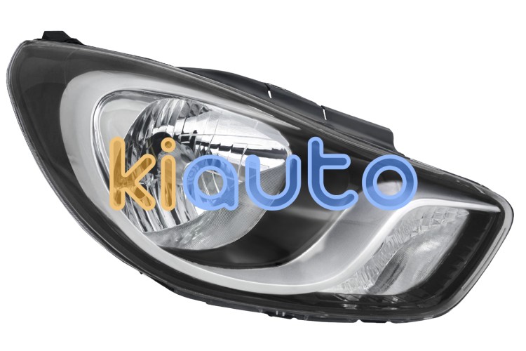 Faro delantero hyundai i10 2010-2013 base negra / derecho OE 92102-0X220 / 92120-0X220 / 921020X220
