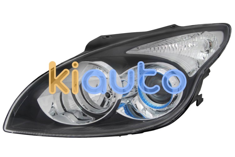 Faro delantero hyundai i30 2010-2012 base negra / izquierdo OE 92101-2R000 / 921012R000