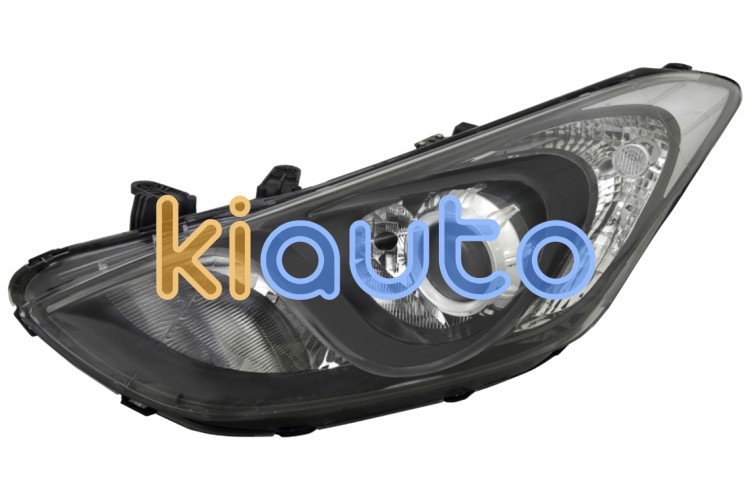 Faro delantero hyundai i30 2012-2016 lampara h7+h7+h7 / detalle negro / izquierdo OE 92101-A6040 / 92101A6040