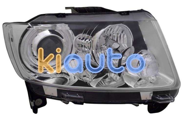 Faro delantero jeep compass 2011-2017 base cromada / derecho OE 5182552AB / 5182552AC / 5182552AD