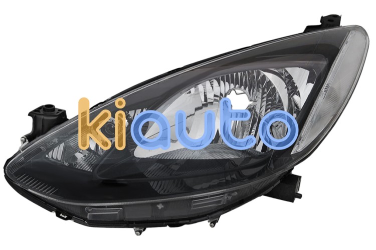 Faro delantero mazda 2 2007-2010 base negra / con motor / izquierdo OE DF71-51-0L0N / DF71-51-0L0D / DF71-51-0L0B
