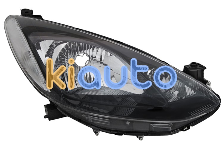 Faro delantero mazda 2 2007-2010 base negra / derecho OE DF71-51-0K0N / DF71-51-0K0D / DF71-51-0K0B