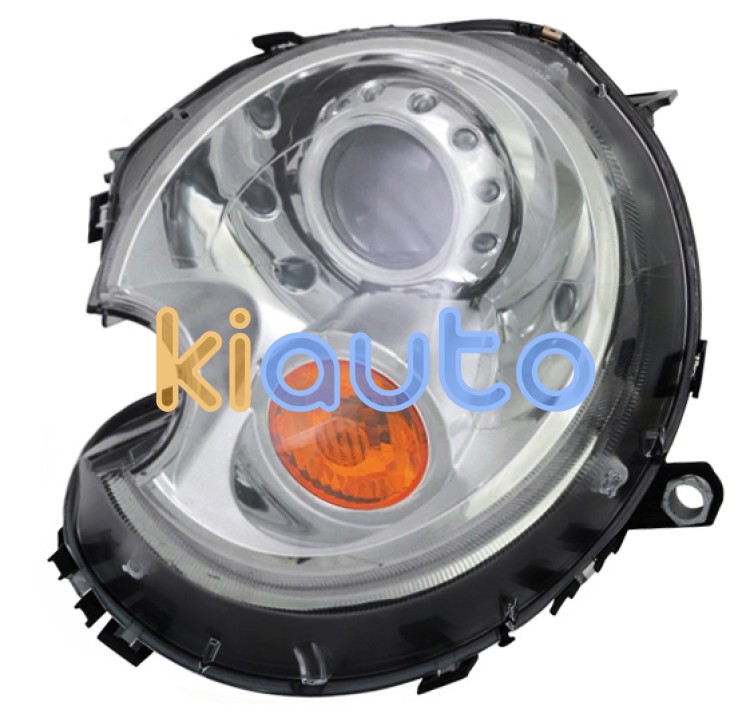 Faro delantero mini cooper 2007-2010 xenon / base cromada / piloto ambar / izquierdo OE 63122754781 / 63127269981 / 2754781