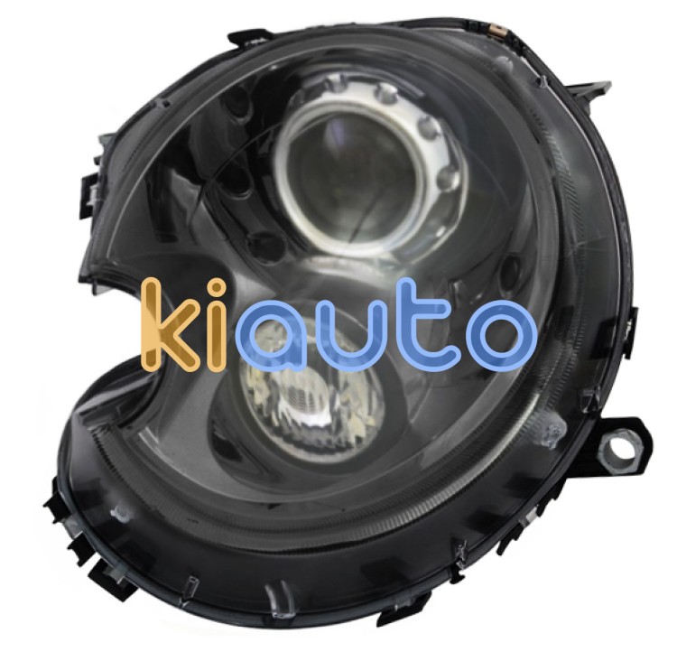 Faro delantero mini cooper 2007-2010 xenon / base negra / piloto ambar / izquierdo OE 63123448949 / 63127269985 / 3448949