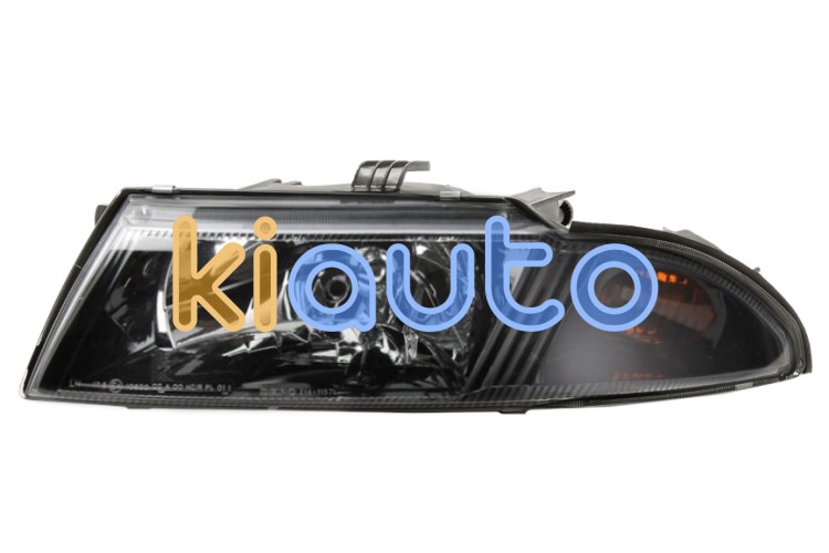 Faro delantero mitsubishi carisma 1999-2006 base negra / izquierdo OE MR972793