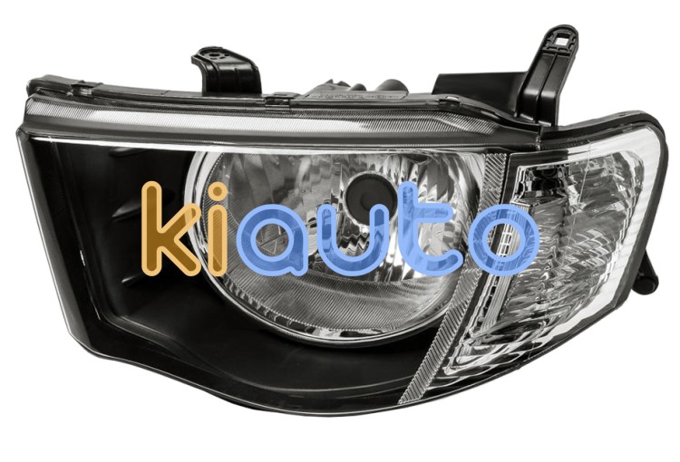 Faro delantero mitsubishi l200 2005-2010 cabina doble / piloto blanco / electrica / izquierdo OE 8301A691