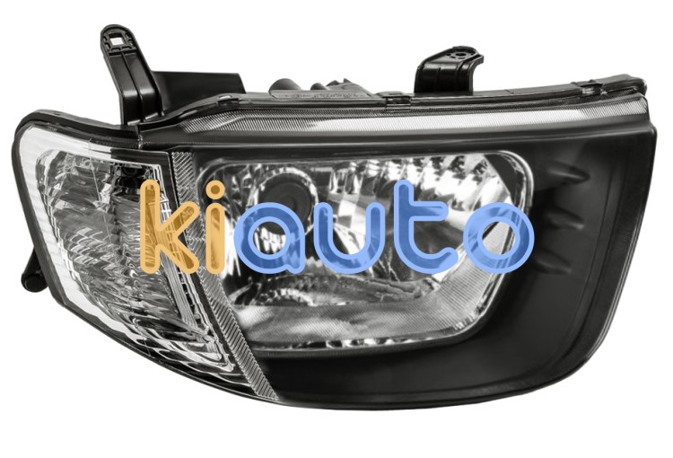 Faro delantero mitsubishi l200 2005-2010 cabina simple / piloto blanco / electrica / derecho OE 8301A688